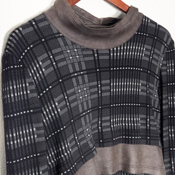Beate Heymann Women’s Top US 8 Avant-Garde Streetwear Indie Luxury Artsy Plaid - Picture 3 of 7